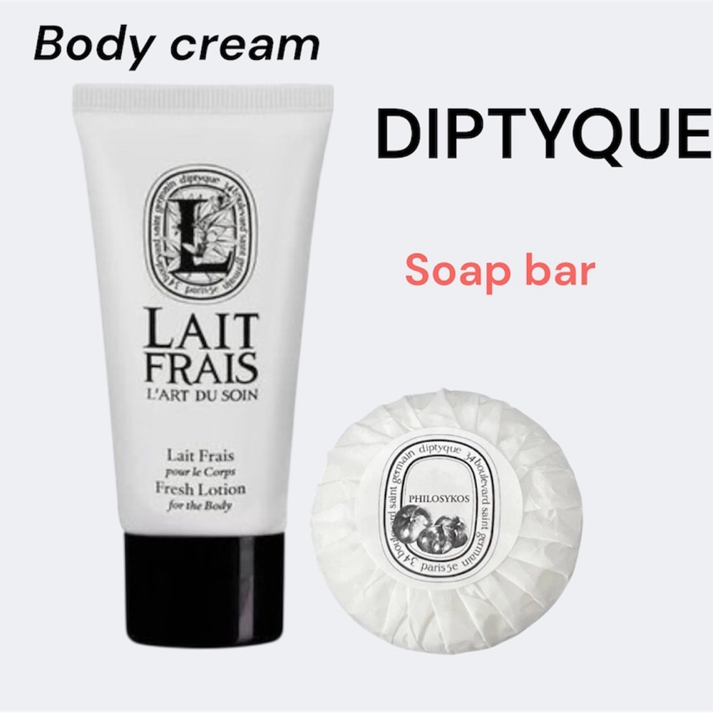 Diptyque Smoothing Body Lotion/ Philosykos Soap Bar ⭐️